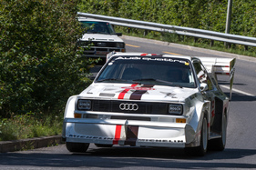Das Flügelmonster - Audi Sport Quattro E2 "Pikes Peak Replica" (1987) an der Audi-Sport-Quattro-Parade anlässlich des Grand Prix Suisse Berne Memorial 2018 (1987)