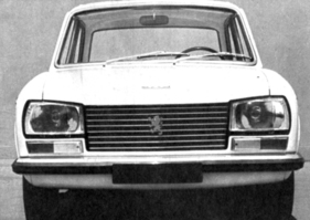 Das "Gesicht" des Peugeot 304. Der 504-Look des "Neuen" dürfte allein schon seinen Erfolg sichern!