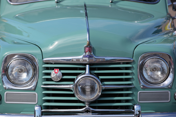 Das Gesicht eines Rover P 4 von 1950 - Dolder Classics August 2017