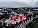 Image: The main building of ABT beautifully illuminated