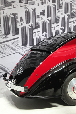 Das Heck des Avions Voisin C25 Aérodyne von 1935 - Grand Basel Preview 2017