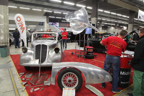 Das Karosseriehandwerk demonstriert seine Expertise - Oldtimermesse St. Gallen am 30. Oktober 2016