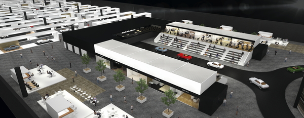 Das Messekonzept der Grand Basel 2018 - Autos in Bewegung