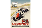 Image: The poster highlights the highlights of the Louwman Museum's "F1 Legends" exhibition.