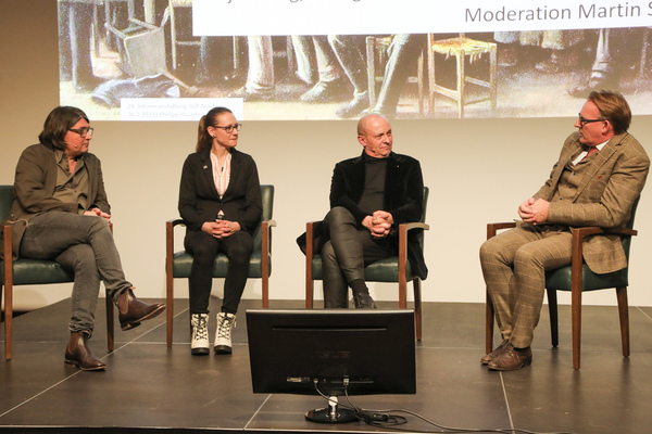 Das Podiumsgespräch streifte verschiedenen Themen, darunter auch das Thema Nachwuchs - 24. Infoveranstaltung / SCR Academy am 26. Januar 2023
