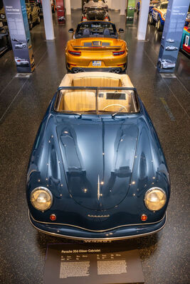 Das Porsche 356 Gläser-Cabriolet von 1951 - Sonderausstellung „Mission: Future Heritage“ im Automuseum Prototyp 2025