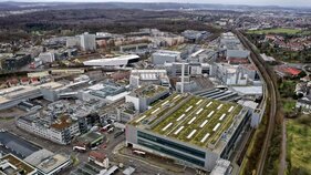 Das Porsche Werk in Zuffenhausen im Jahr 2025