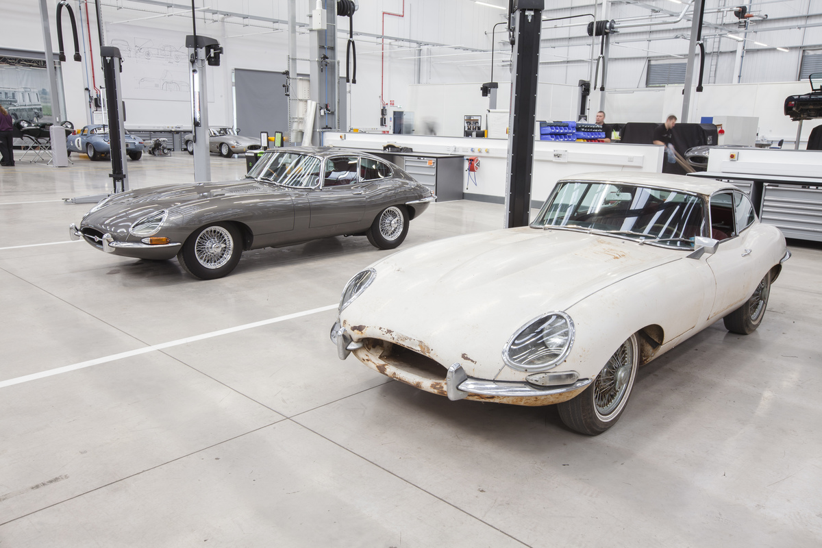 The "Reborn" program for the Jaguar E-Type is on its way