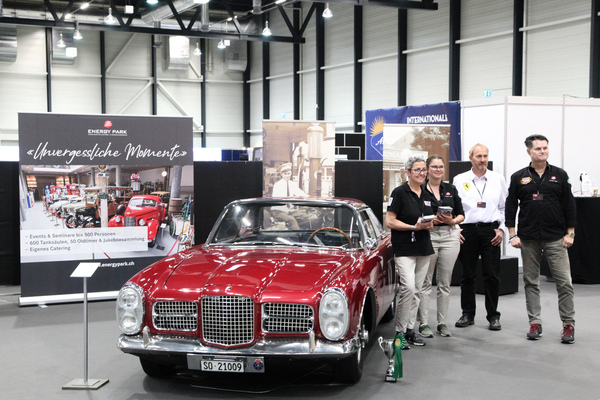 Das Team von Energy Park startbereit für einen neuen Messetag - Swiss Classic World Luzern 2021