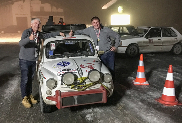 Bild Das Zwischengas-Team Pitt Jung und Daniel Reinhard - Teichalm Winterclassic 2018