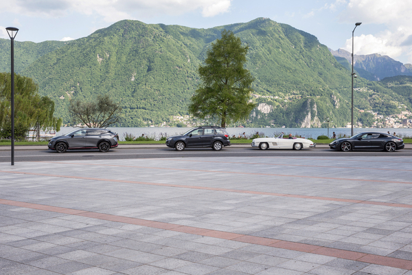 Das berühmte Karo-Muster war überall ...