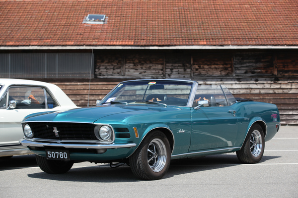 Das grosse Cabriolet der frühen Siebzigerjahre - Mustang & Shelby Meeting 2017 in Zug