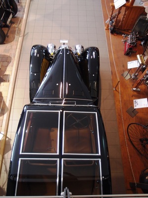 Das grosse Glasdach des Bugatti T57 Galibier
