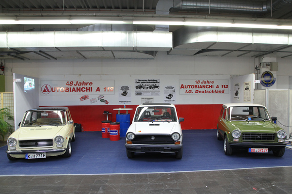 Das grosse Jubiläum kommt in zwei Jahren - 48 Jahre Autobianchi A112 (Techno Classica 2017)