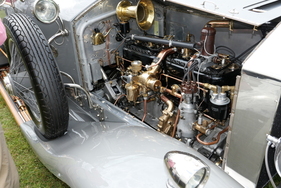 Das nennen wir einen blitzblanken Motorraum: wunderschöner Sechszylinder im 40/50 HP von Robert van der Stam