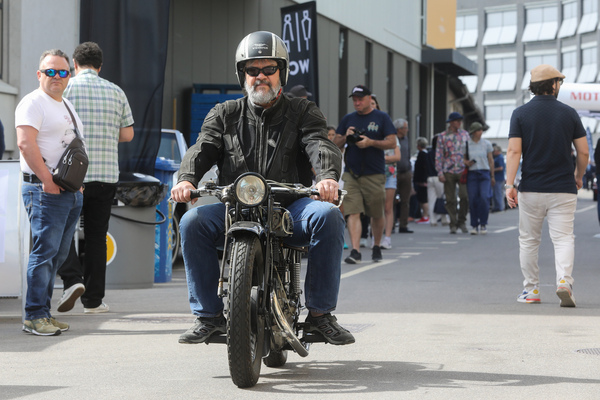 The beauty of the motorcycle - all the technology is visible