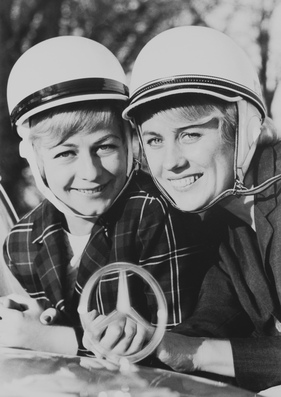 Das schwedische Damenteam in Diensten von Mercedes - Urulsa Wirth und Ewy Rosqvist