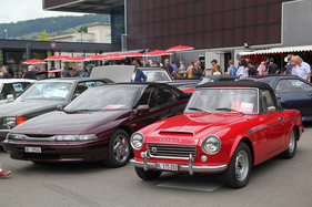 Datsun 1600 Sport (1968) seltenes frühes Cabriolet mit Veteranenzulassung, angeboten für CHF 27'500 auf dem Privatfahrzeugmarkt zwischen den Hallen – Swiss Classic World Luzern 2022