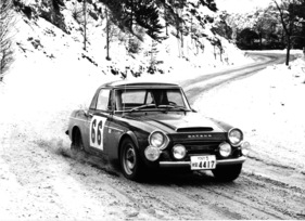 Datsun 2000 Sports (1967) – Hannu Mikkola und Anssi Järvi bei der Rallye Monte-Carlo 1968
