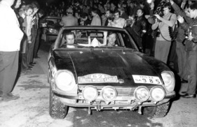 Datsun 240 Z (1971) - bei der Rallye Monte Carlo 1971