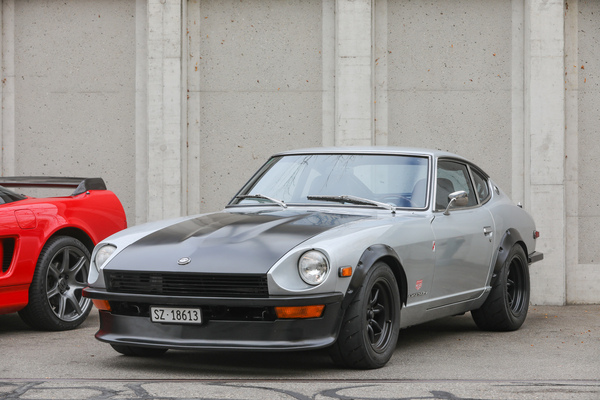 Datsun 240 Z (1973) - optimiert bei Claude Petitjean, nun mit 177 PS - Japanese Car Meeting Kemptthal 2025