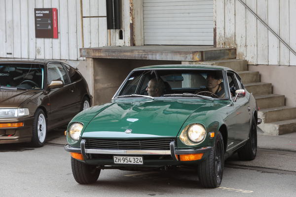 Datsun 240 Z (1974) - in British-Racing-Green - Japanese Car Meeting Kemptthal 2025