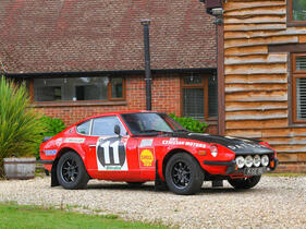 Datsun 240Z 2.8-Litre Rally Coupé (1972) - als Lot 135 an der Bonhams Goodwood Festival of Speed Versteigerung 2025