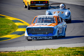 Datsun B210 (1973) am Classic Motorsports Mitty 2018 - bei uns bekannter als 120Y oder Sunny