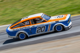 Datsun B210 (1973) am Classic Motorsports Mitty 2018 - bei uns bekannter als 120Y oder Sunny