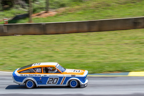 Datsun B210 (1973) am Classic Motorsports Mitty 2018 - bei uns bekannter als 120Y oder Sunny