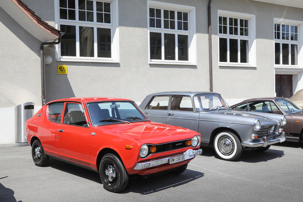 Image: Datsun Cherry 100 A (1972) - once a popular coupé for the small budget - Oldtimer in Obwalden (O-iO) 2023