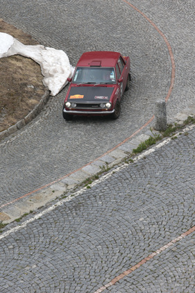 Datsun P510 (1968) - an der Rallye Peking-Paris 2013 - Sonderprüfung Tremola Tag 31