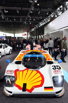 Dauer Porsche 962 (1994) - nochmals gelang dem Fast-Pensionär vor 20 Jahren ein Le-Mans-Sieg - Retro Classics Stuttgart 2014