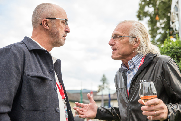 David Brabham mit Gustav Brunner - Ennstal-Classic 2025 - Porsche Design Legenden-GP
