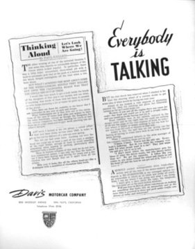Davis Divan (1948) - in der Presse / Werbung