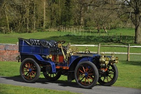 De Dietrich 16-hp "Paris-Vienna" Rear-Entrance Tonneau (1902) - als Lot 329 angeboten an der Bonhams Versteigerung anlässlich des Goodwood Festival of Speed am 27. Juni 2014