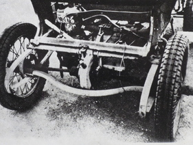 De Dion-Rohr des Erfinders am De Dion 3,5 CV von 1899 De Dion-Rohr des Erfinders am De Dion 3,5 CV von 1899