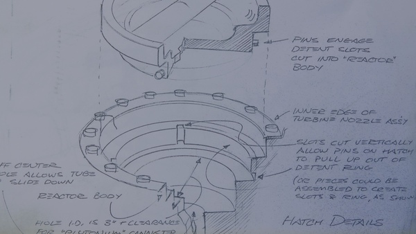 De Lorean DMC-12 (1982) - Filmauto-Replika - Pläne für den Reaktor der Zeitmaschine