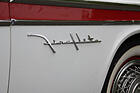 De Soto Fireflite Convertible (1955) – elegant-verspielter Schriftzug auf dem Kotflügel