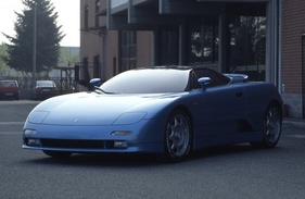 De Tomaso Guará (1994) - die rundliche Front des Coupés (1994)