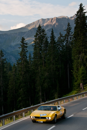 De Tomaso Mangusta (1970) an der Arosa ClassicCar 2013 – Kategorie Alpine Performance
