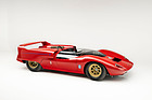 De Tomaso P70 (1965) – Der Wagen wurde aus Fragmenten neu aufgebaut und wird parallel zum Sport 5000 Spyder Fantuzzi angeboten