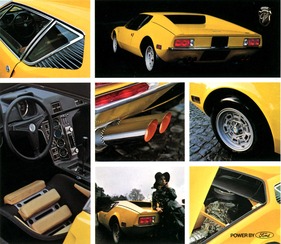 De Tomaso Pantera (1971) - Detailansichten - aus dem Verkaufsprospekt