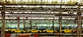 De Tomaso Pantera (1971) - Produktion bei Vignale - aus einer Werksdokumentation