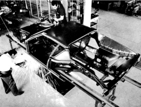 De Tomaso Pantera (1971) - Produktion des Mittelmotorcoupés