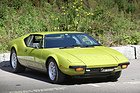 De Tomaso Pantera (1974) - frühes Coupé vom italienischen Hybrid-Hersteller - V8-/I6-Hybridtreffen in der Motorworld Kemptthal 2021