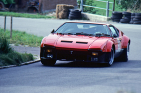 De Tomaso Pantera (1975) - noch als Gruppe 4 Variante mit Friedrich in La Roche im Jahr 1980