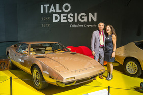 Bild De Tomaso Pantera 7X Ghia (1973) - zusammen mit Corrado Lopresto - Sonderschau "Italo-Design 1968-1978 - Collezione Lopresto" im Verkehrshaus Luzern 2018