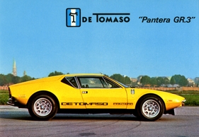 De Tomaso Pantera GR. 3 (1974) - Seitenprofil, rechts