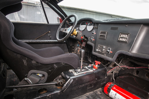 De Tomaso Pantera Gruppe 5 (1975) - der Schalensitz hält den Fahrer dort, wo er sein soll